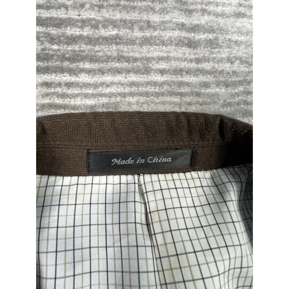Lauren Ralph Lauren Blazer Womens 44R Brown Polyester 2 Button Front‎